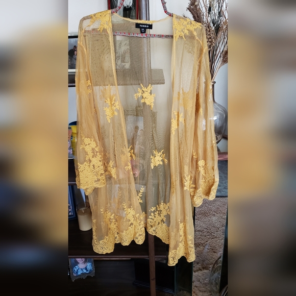 torrid Tops - Torrid lace cardigan/ Kimono